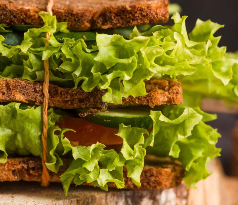 Salat Brot Käse